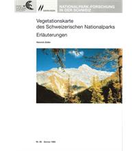Vegetationskarte des Schweizerischen Nationalparks Erläuterungen